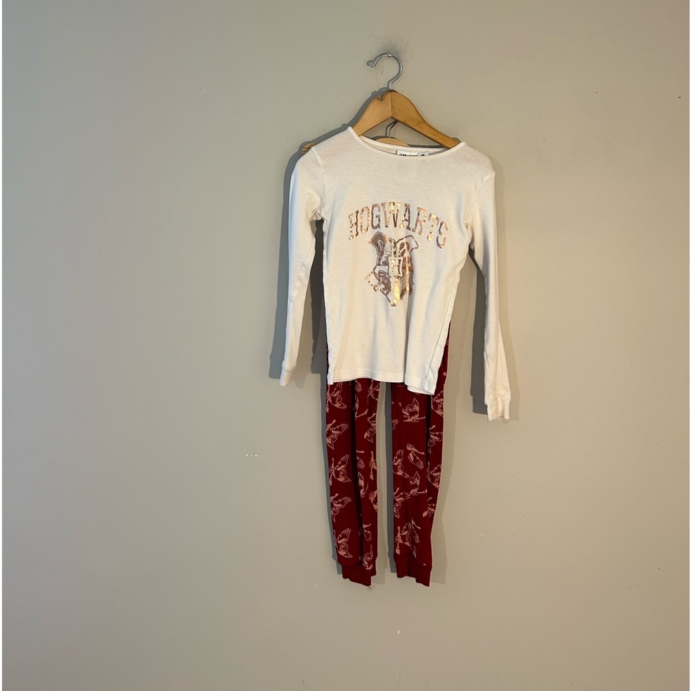 $10 ADD ON H&M x Harry Potter top Hogwarts pajama set 9Y Zara H&M Shirt cotton